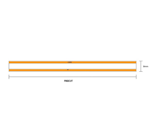 Striscia LED COB 16,8W IP20 24V Striscia LED COB 16,8W IP20 24V
