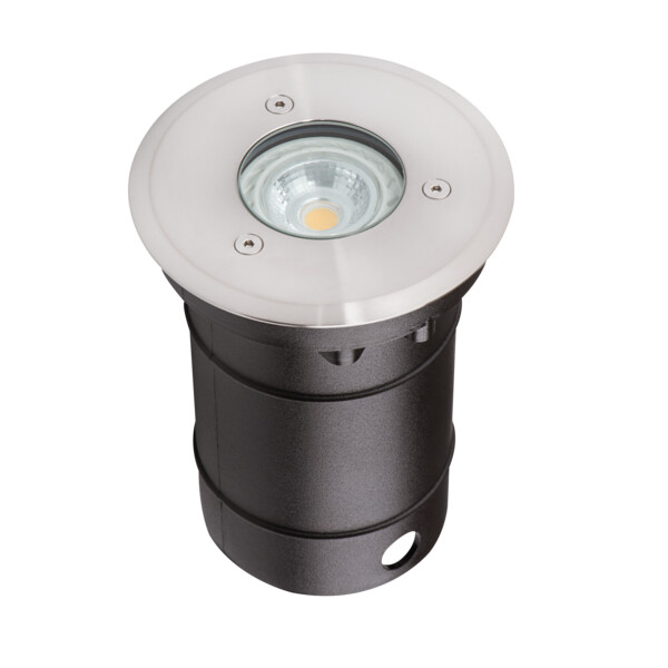 faretto da incasso a pavimento GU10 tondo IP65