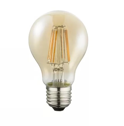 LED E27 A60 Goccia Vintage ambra 6W 2200K