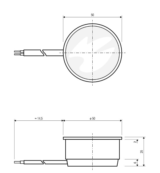 Modulo LED 6W 540lm 2700K 36° dimmerabile