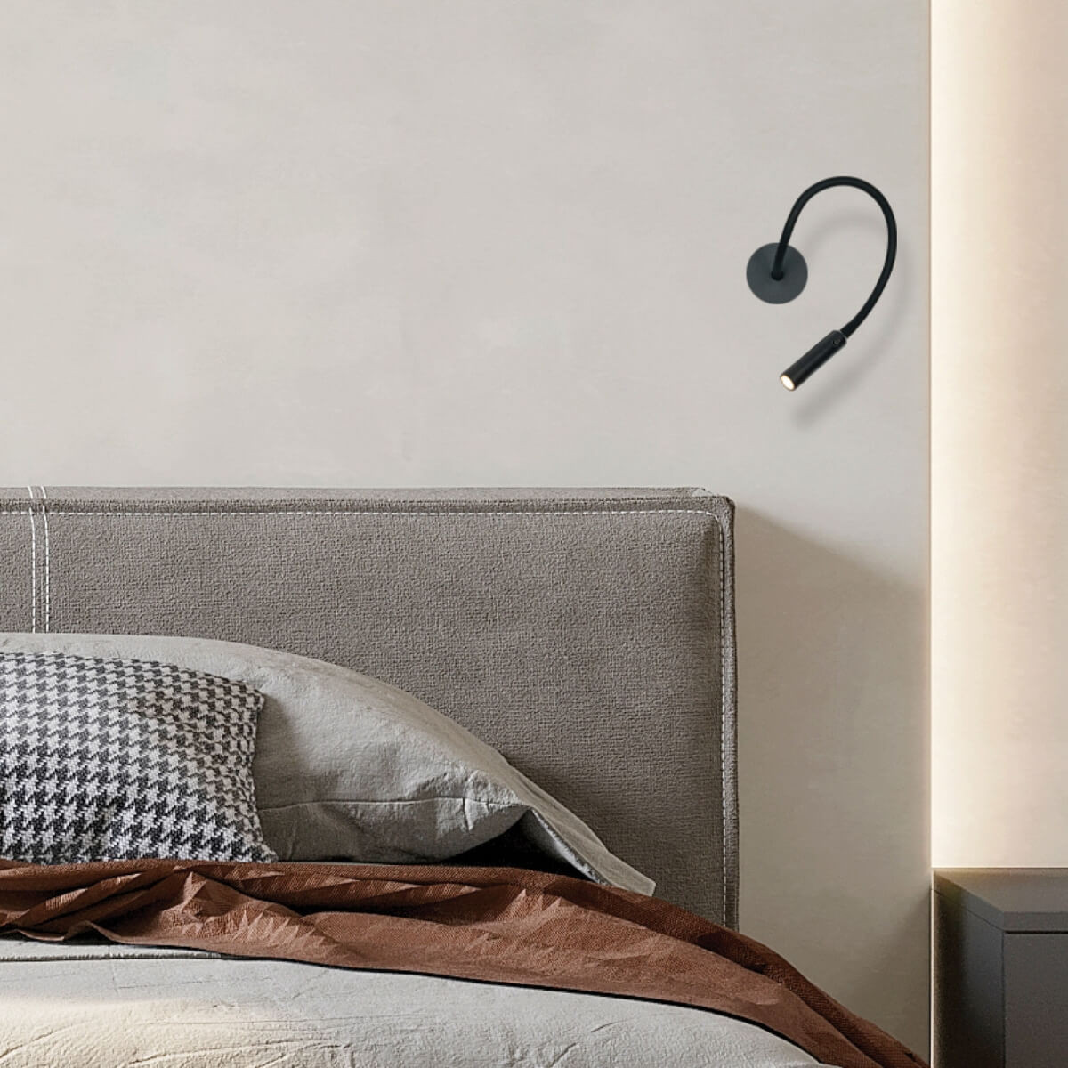 Leseleuchte LED Einbau Schwarz