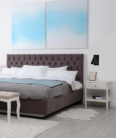 LED Leseleuchte Einbau brass mit Schalter + USB