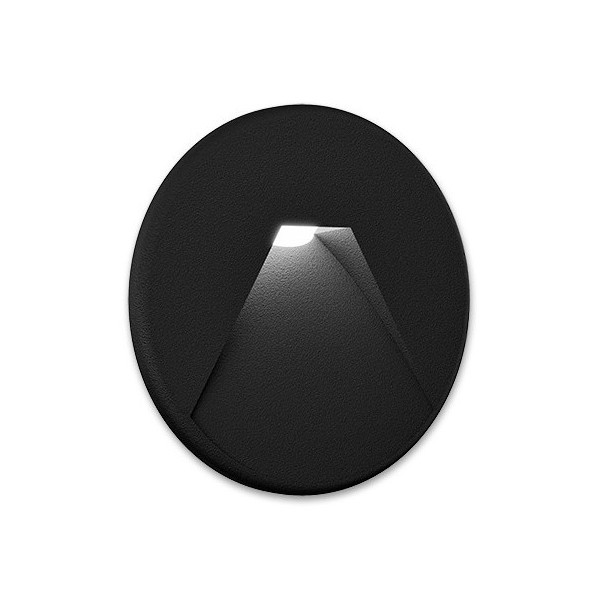 LED incasso parete IP44 CCT nero