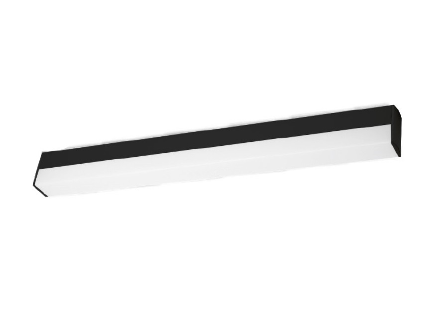 Luce a specchio LED 84cm 3000K nero