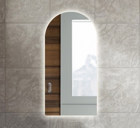 Specchio LED senza cornice - indiretto