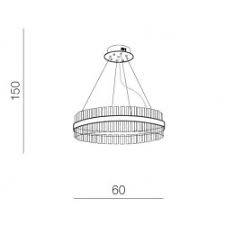 Lampadario LED Ø60 37W 3000K