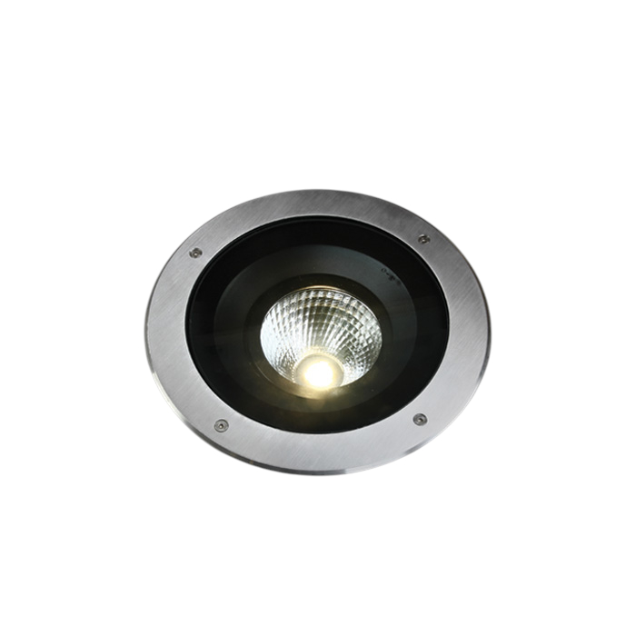 Faretto LED da incasso a pavimento Ø270mm orientabile