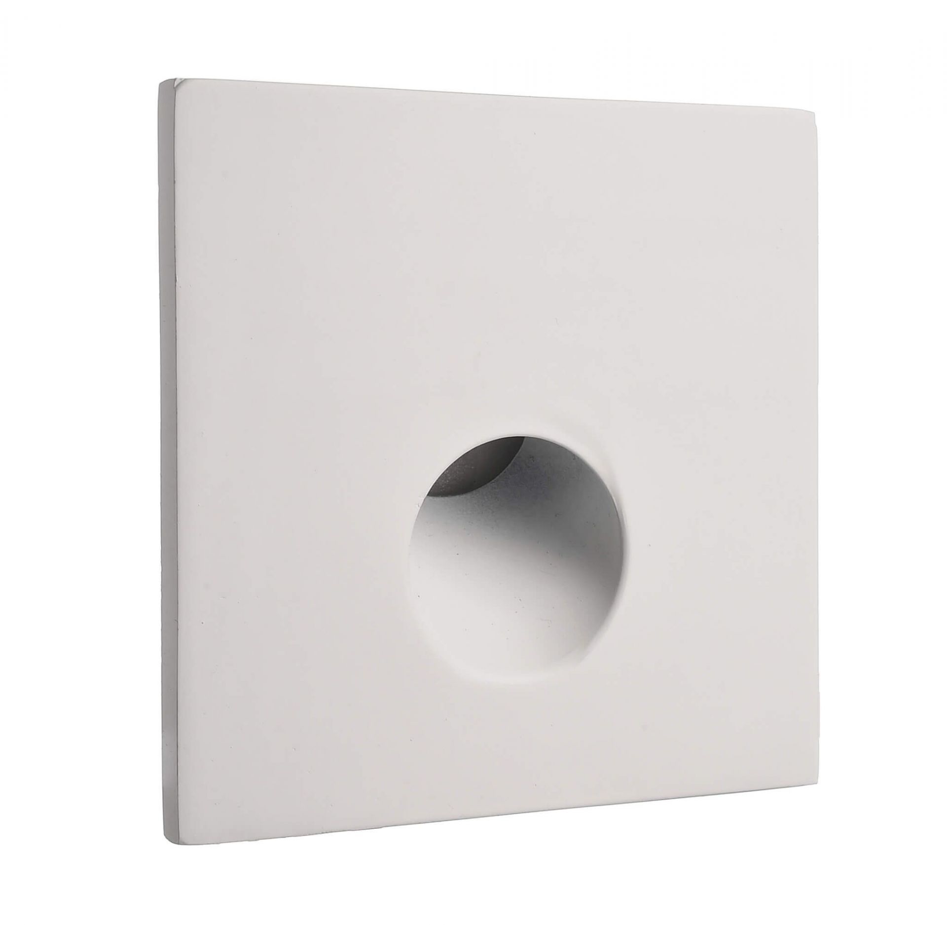 Applique LED da incasso bianco 78x78mm 3,5W 230lm 38° IP20