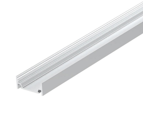 LED Profil 25x10,6mm inkl. Abd. opal