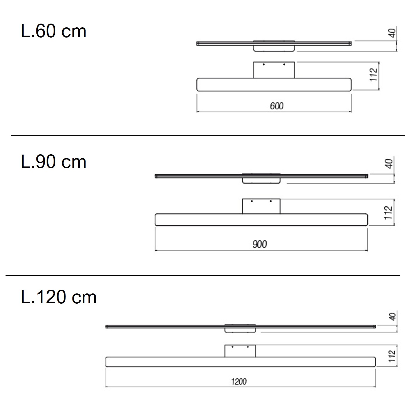 Lampada a specchio LED Bianca