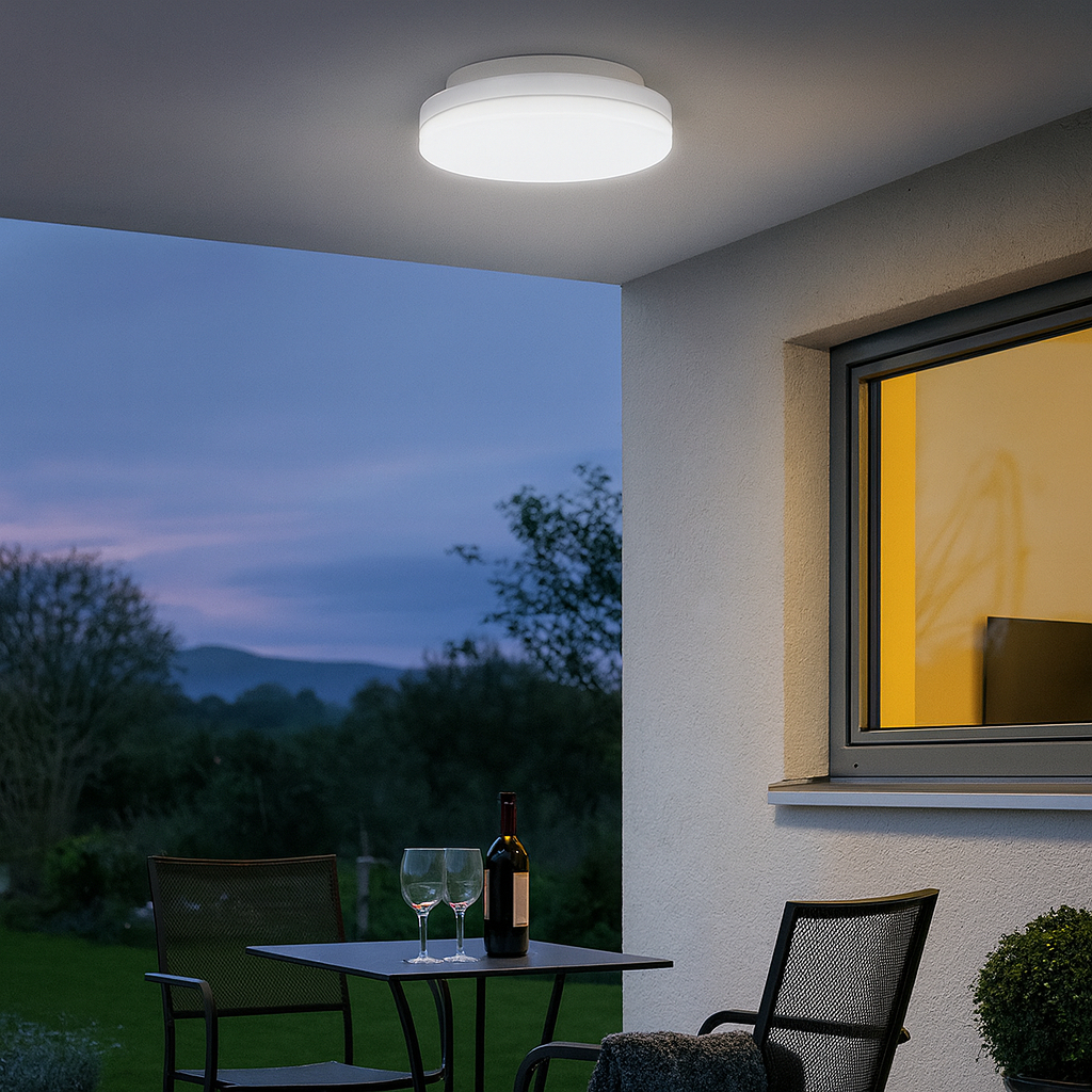 Plafoniera LED Ø25 IP65