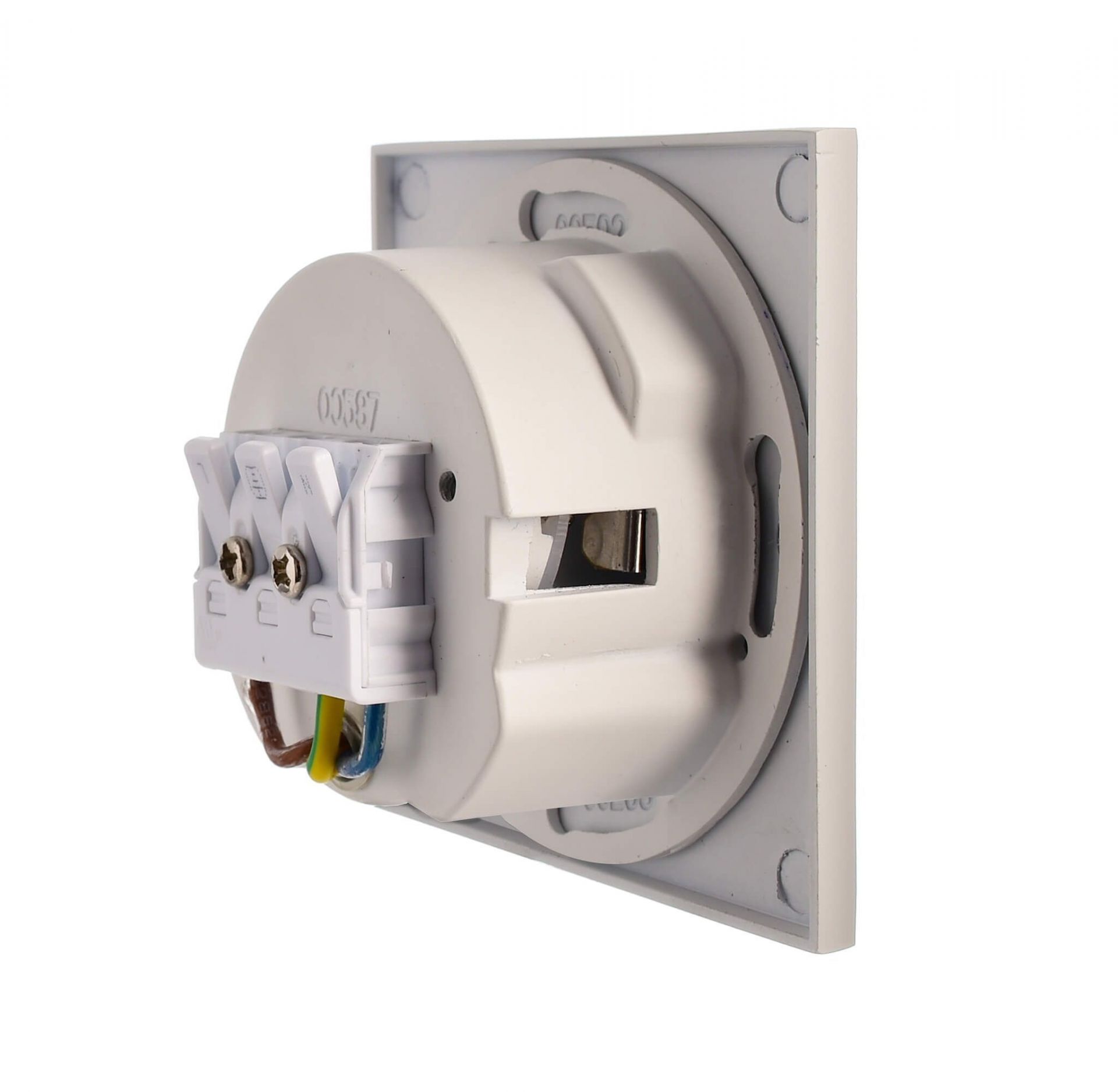 Applique LED da incasso bianco 78x78mm 3,5W 230lm 38° IP20