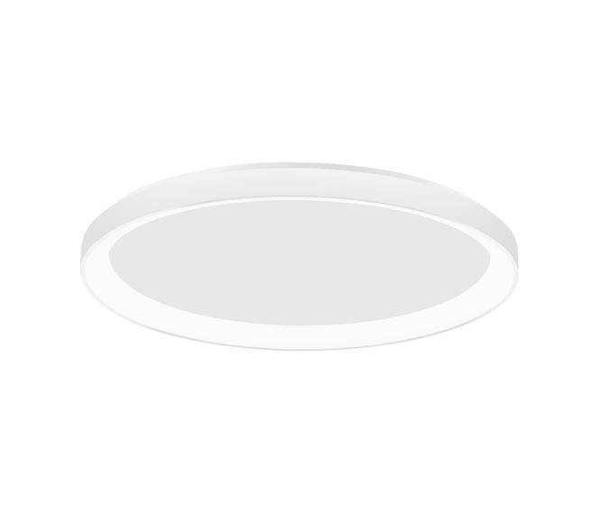 Plafoniera LED a forma di anello bianco