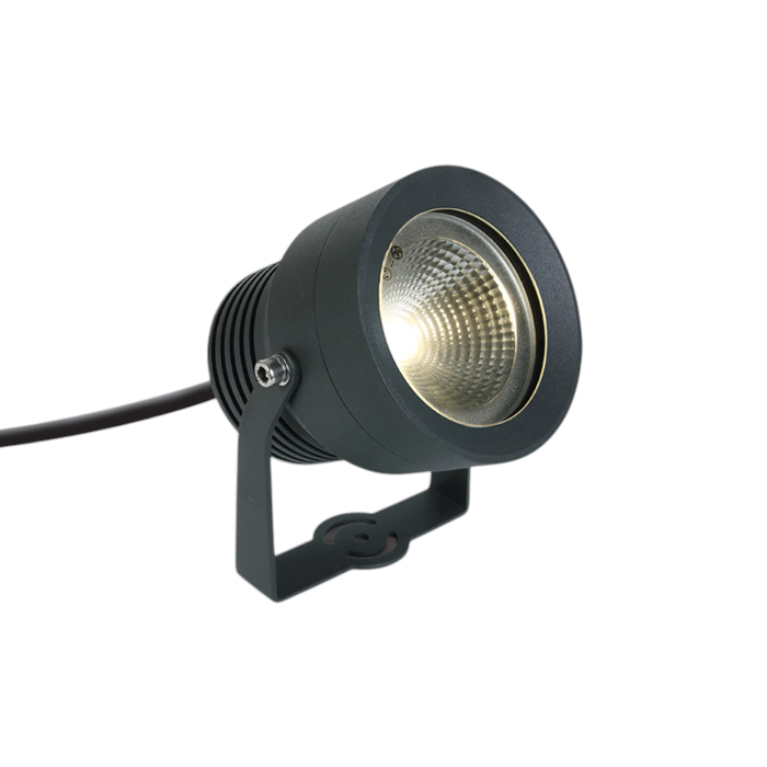 Faretto a spina LED antracite IP65 20W