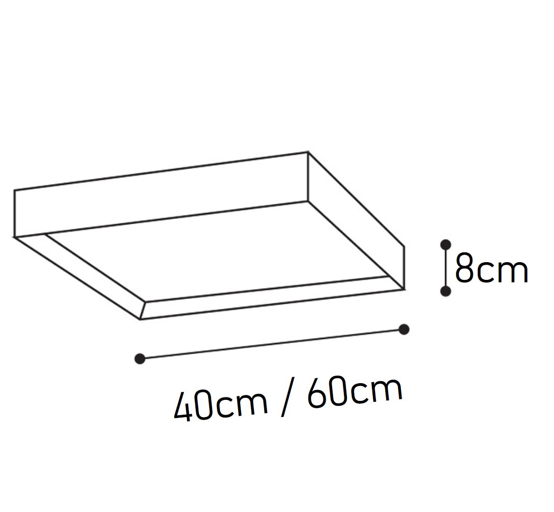 Deckenleuchte LED Weiß CCT
