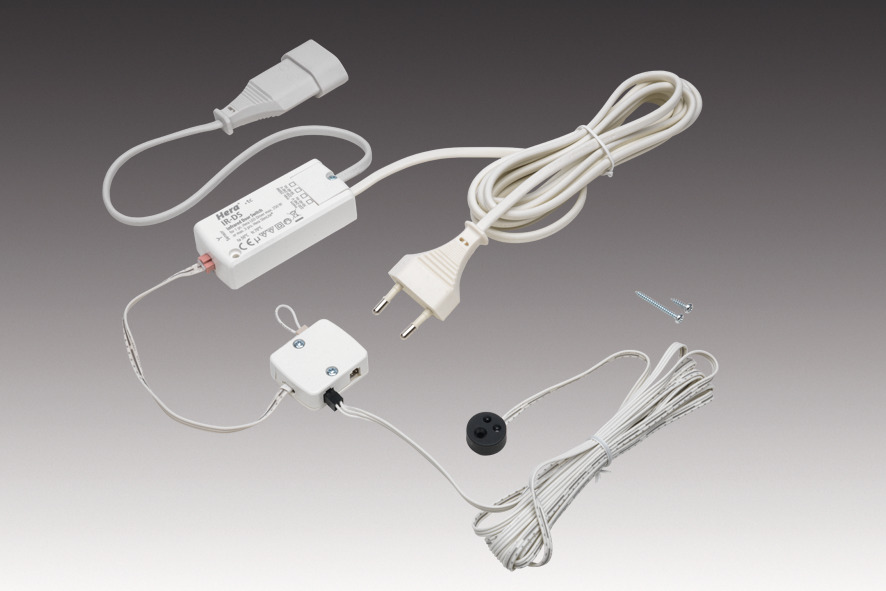 Sensore porta IR costruzione 1 via - sistema plug-in 24V