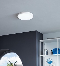 Plafoniera LED IP44 Ø29cm 3000K bianco