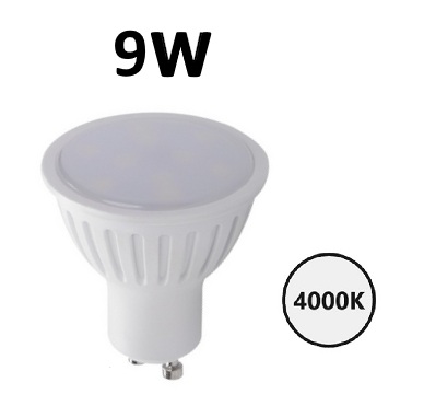 Lampadina LED GU10 9W 900lm 4000K 120°