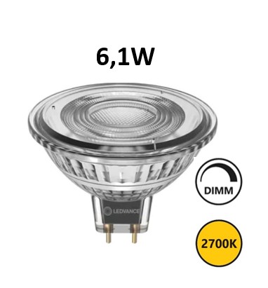 LED GU5,3 6,1W 621lm 2700K 36°