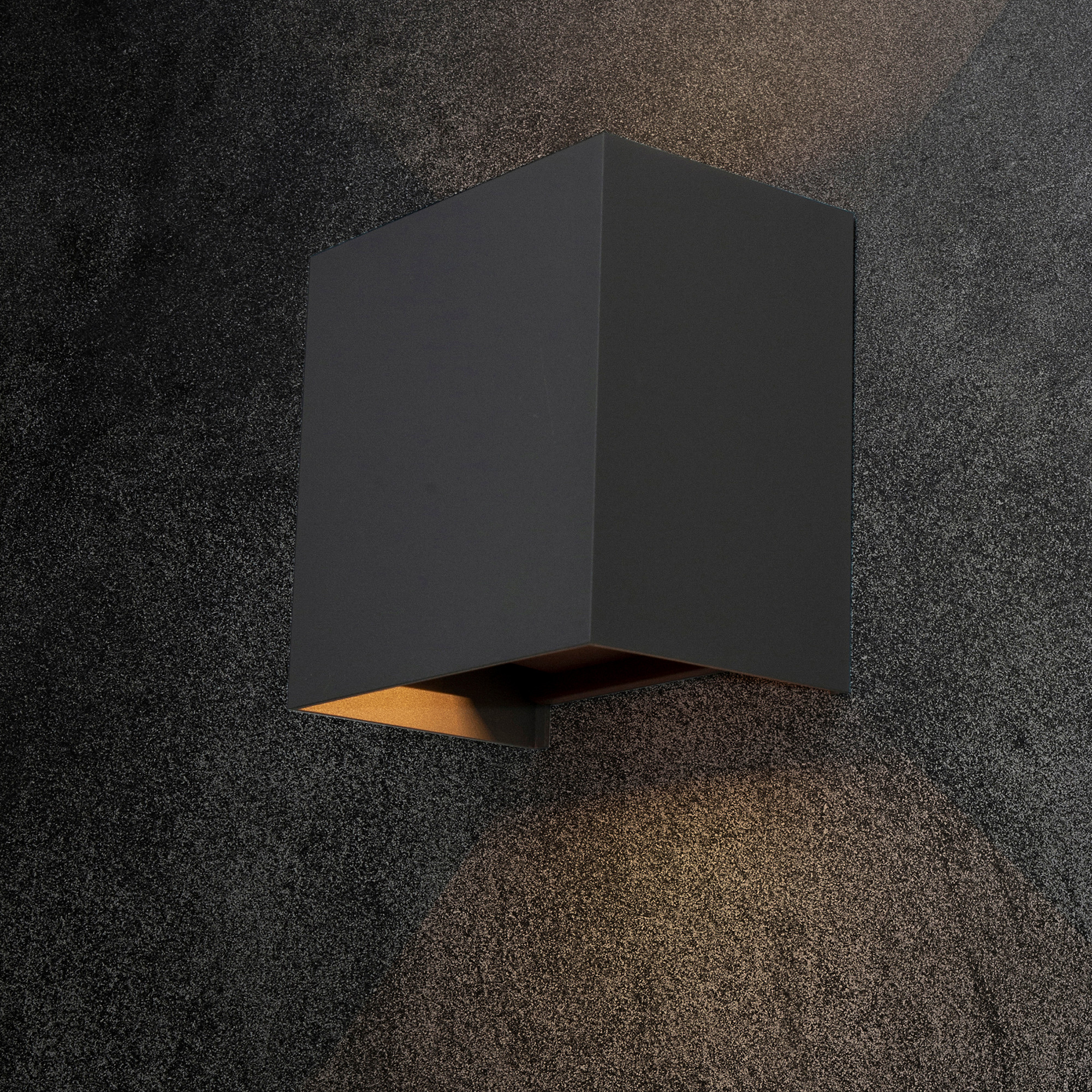Wandleuchte LED Eckig Anthrazit