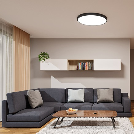 Deckenleuchte LED Schwarz CCT