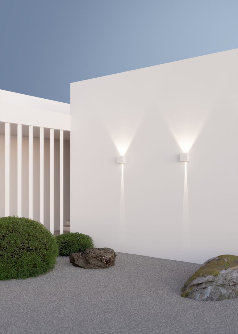 Wandleuchte LED IP54 Weiß