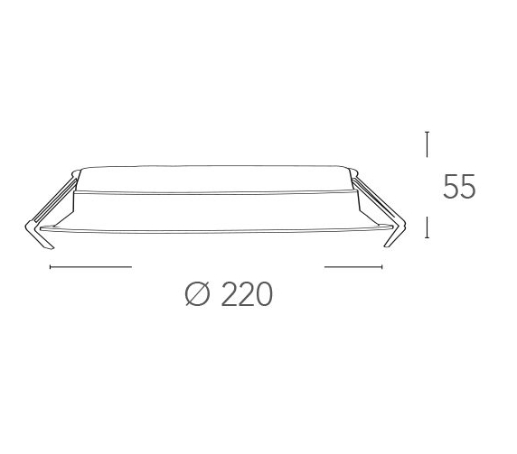LED Einbau 30W Ø22cm