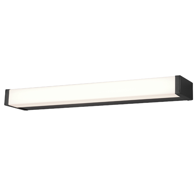 Luce a specchio LED nero