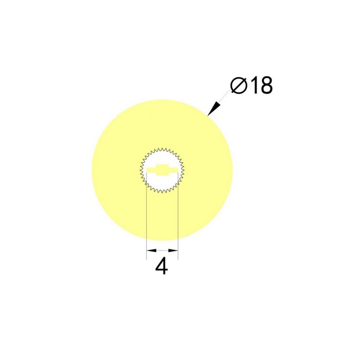 LED Neonflex 360° 12W IP65 24V