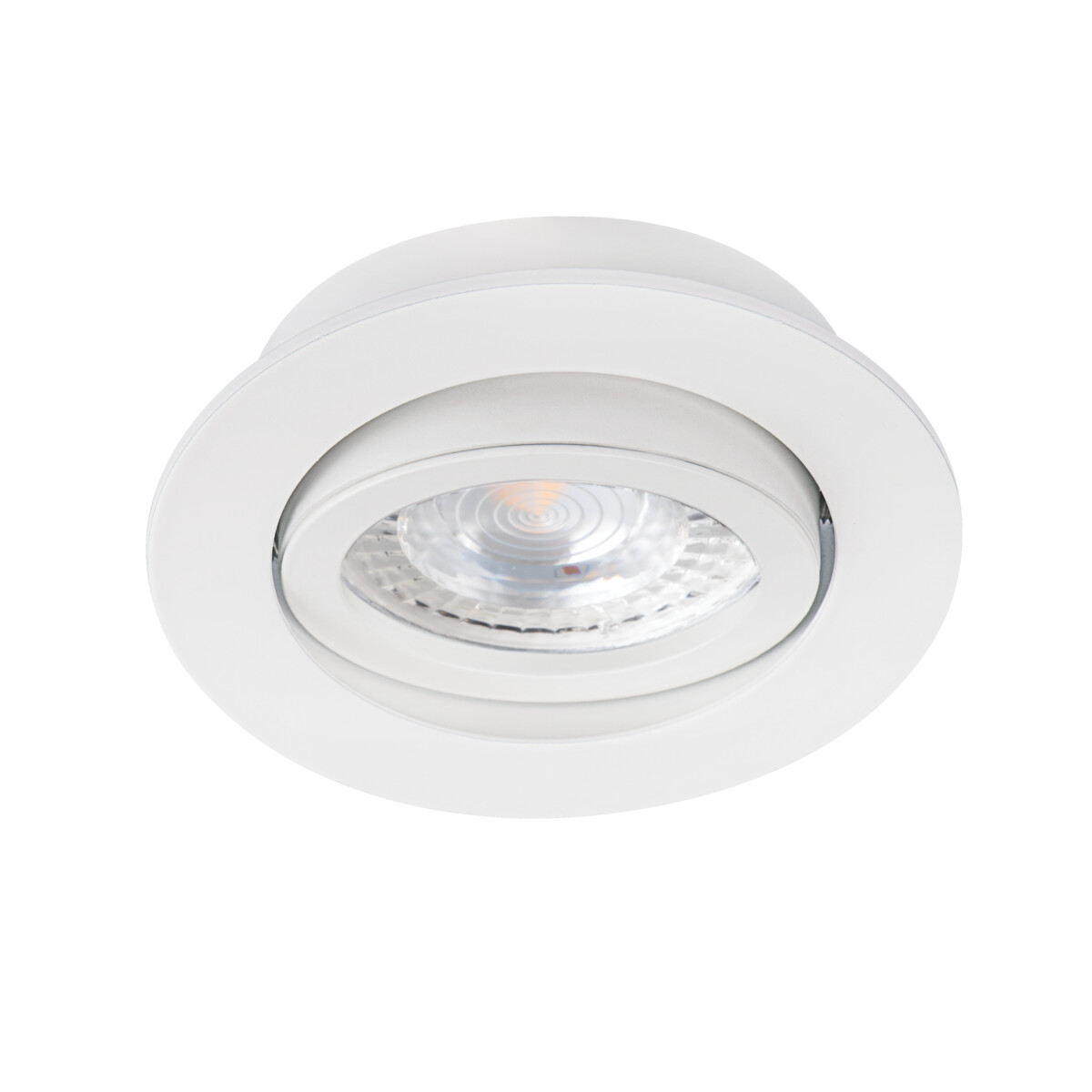 Faretto da incasso GU10 bianco Ø82mm orientabile