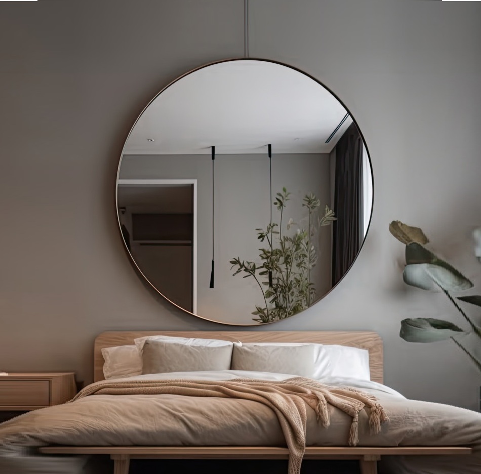 Specchio con cornice in metallo – senza illuminazione