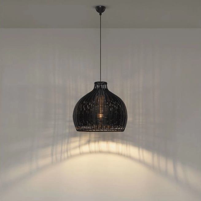 Hängeleuchte IP65 Schwarz