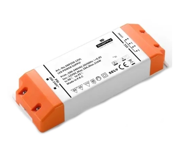 Driver LED Slim 24V 250W piatto