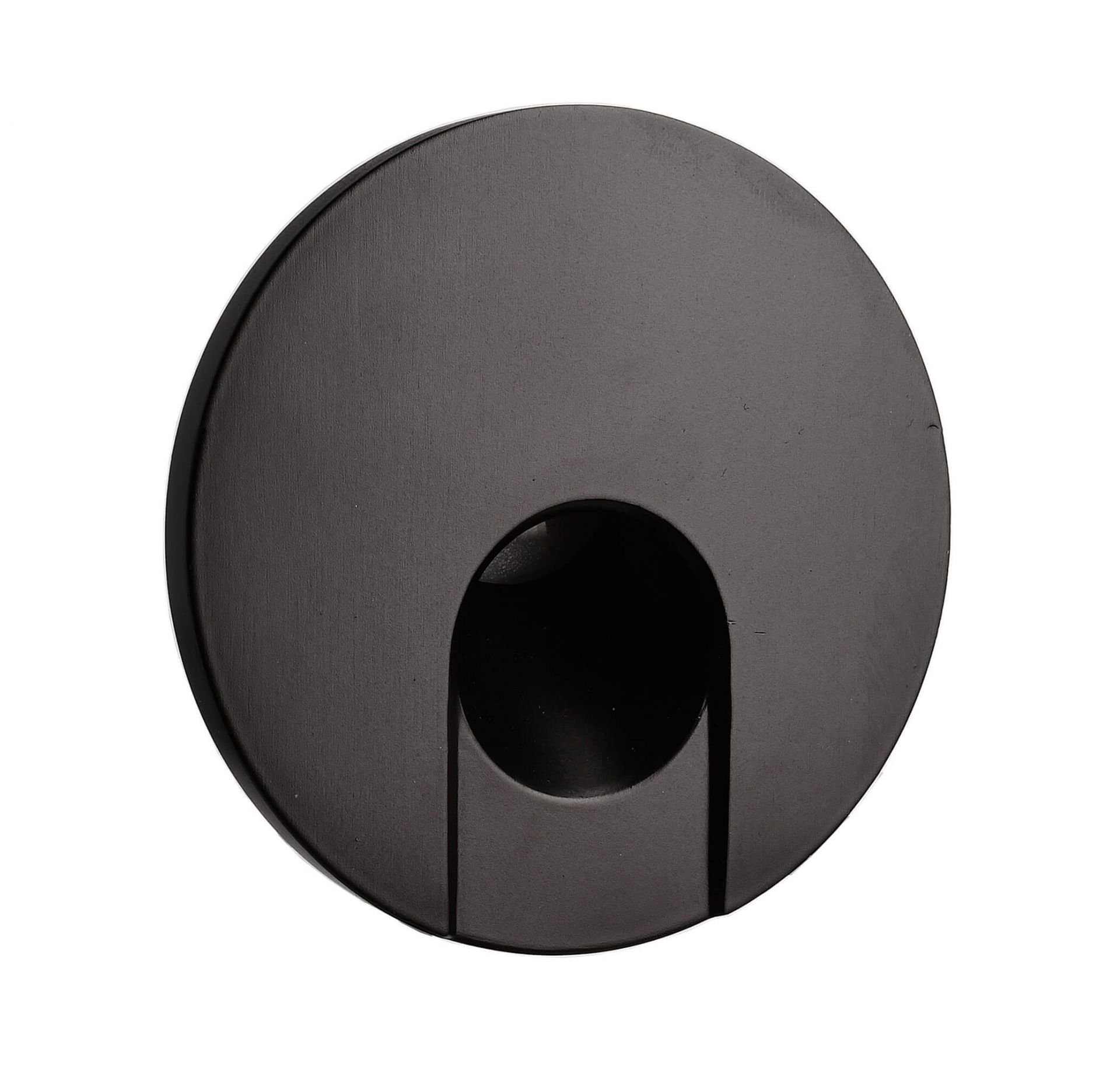 Applique LED da incasso nero Ø75mm 3,5W 230lm 38° IP20