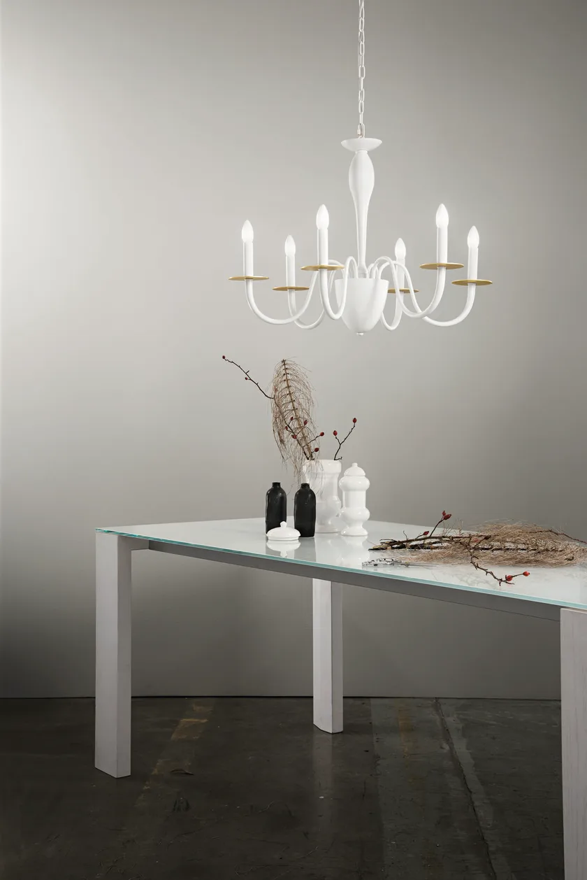 Lampadario Ø78 bianco