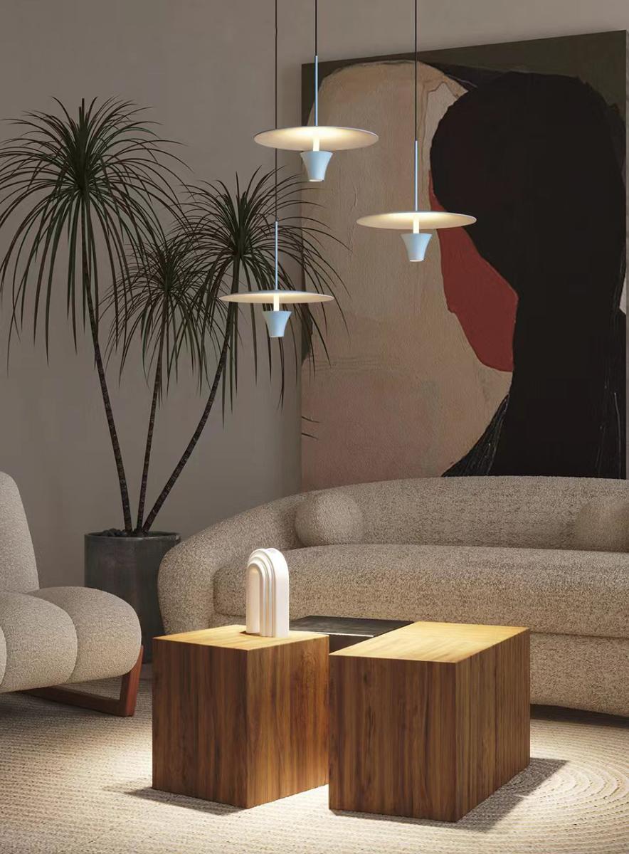 Lampada a sospensione 48V azzurro chiaro