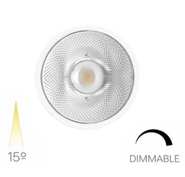 LED GU10 weiß 7W 3000K 15° dimmbar
