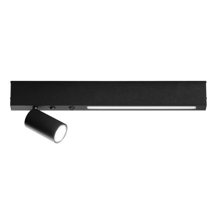 Strahler LED + 1xGU10 Schwarz