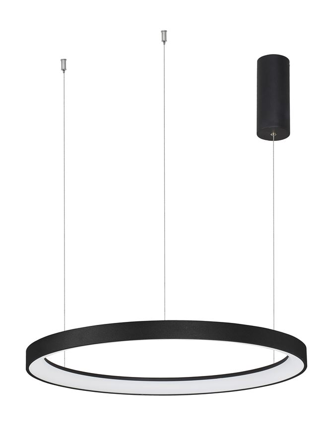 LED Hängeleuchte schwarz  Ø58cm dimmbar