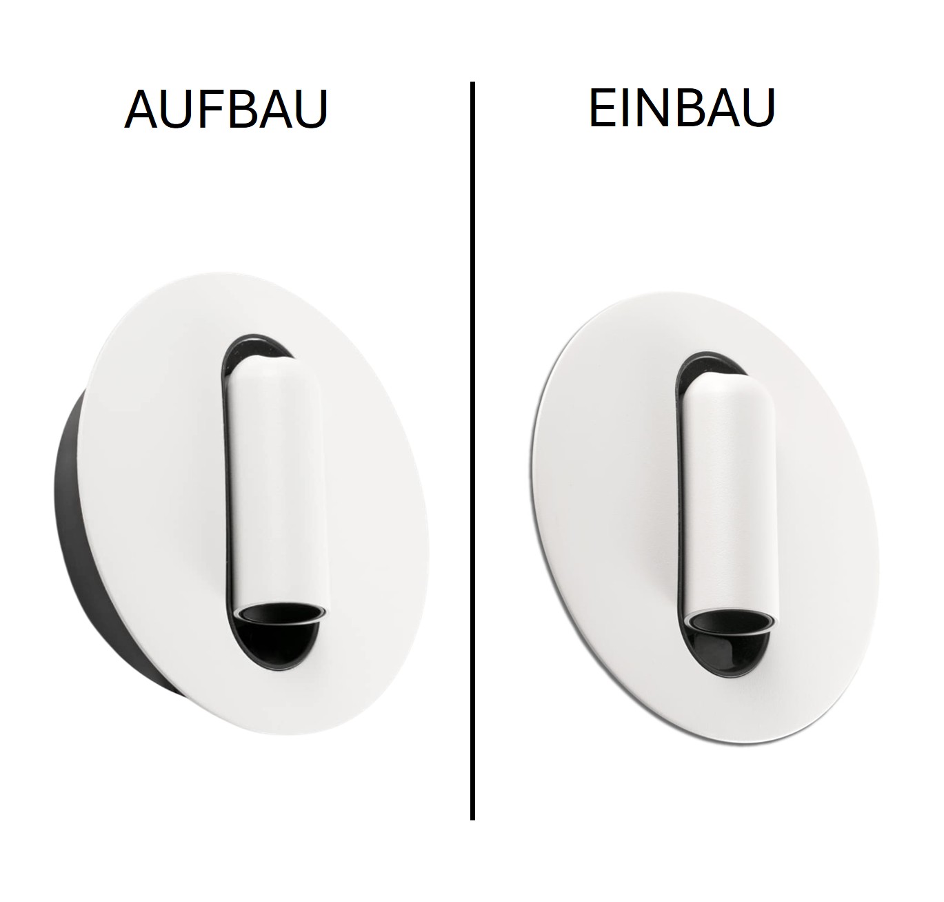 Leseleuchte Aufbau/Einbau Weiß LED