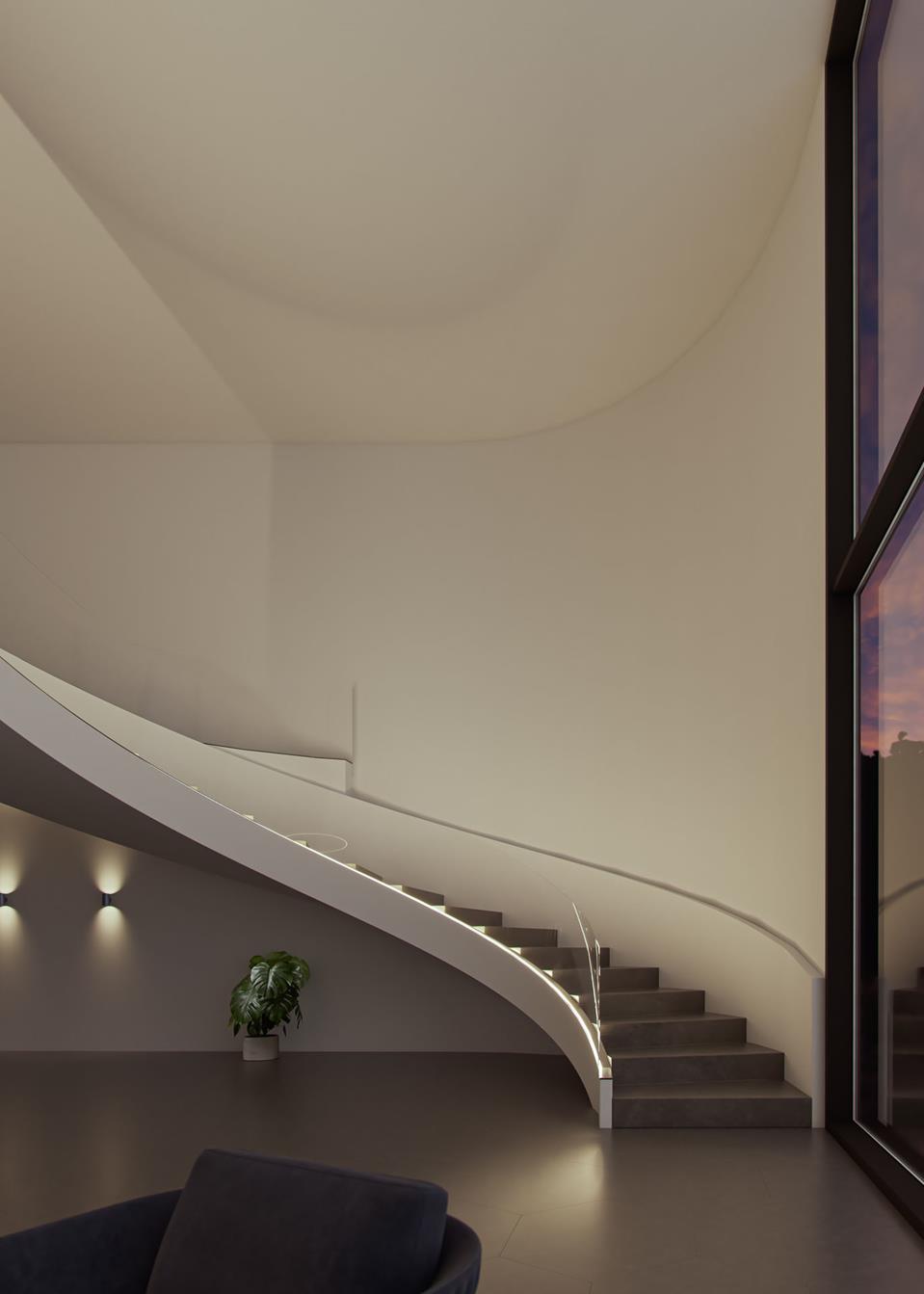 Profilo LED flessibile con copertura opale Profilo LED flessibile con copertura opale