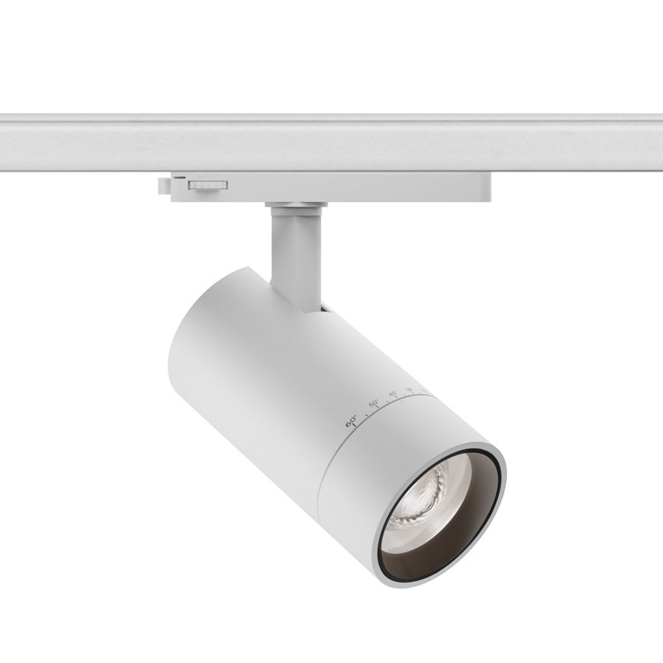 Strahler LED 3PH 20°-60° Fokussierbar Weiß