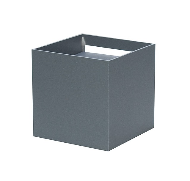 Applique LED cubo antracite 