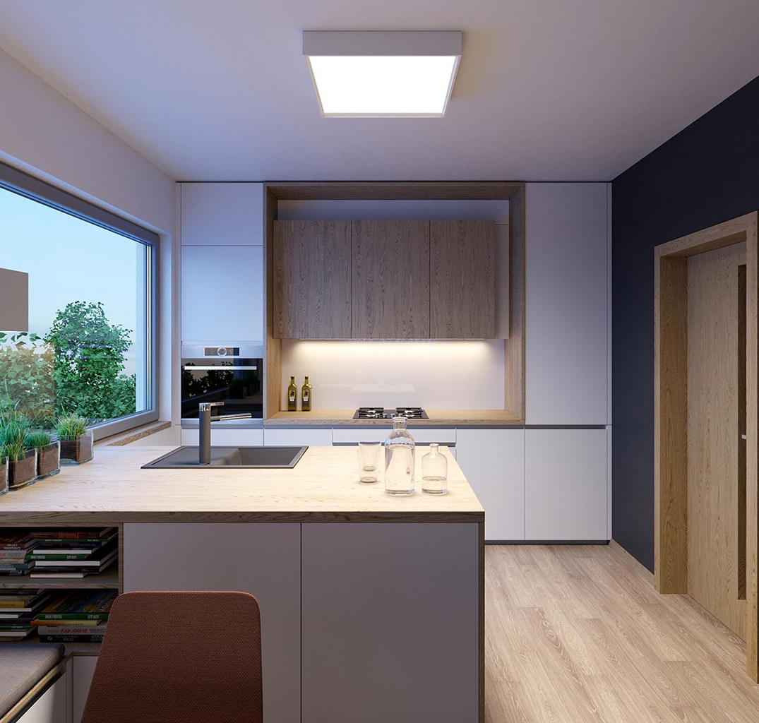 Deckenleuchte LED Weiß CCT
