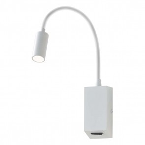 Leseleuchte LED Flexarm Weiß