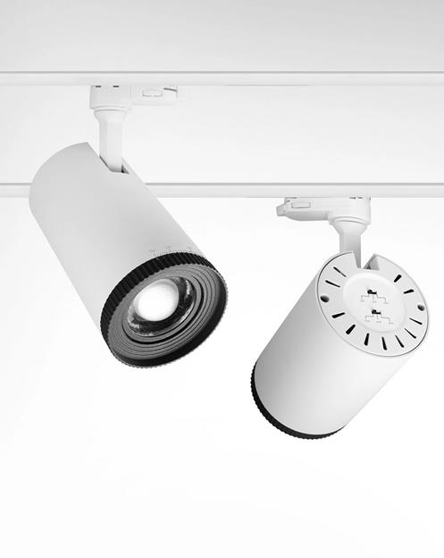 Faretto LED 3PH 15-25W focalizzabile CCT bianco