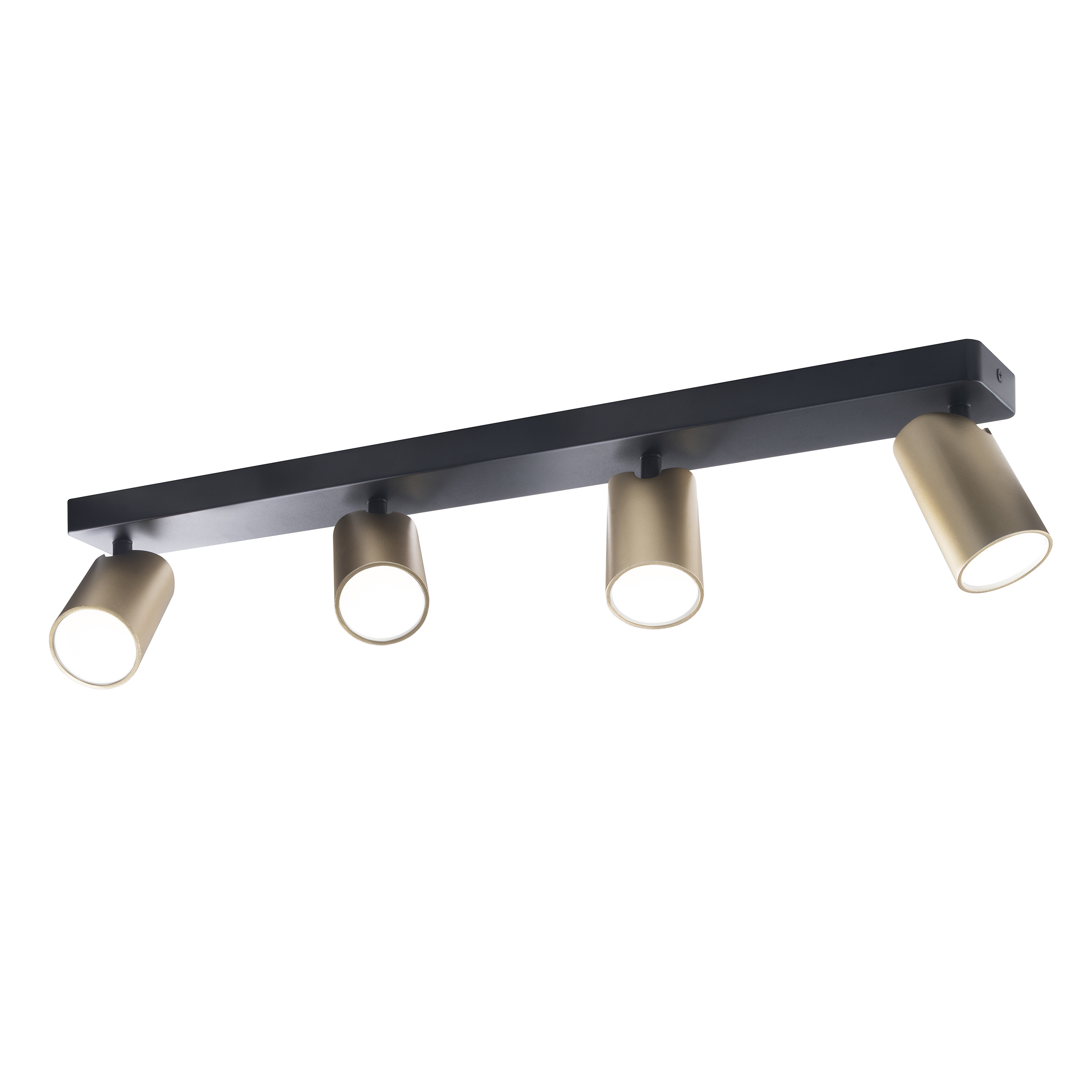Strahler schwarz/gold 4xGU10