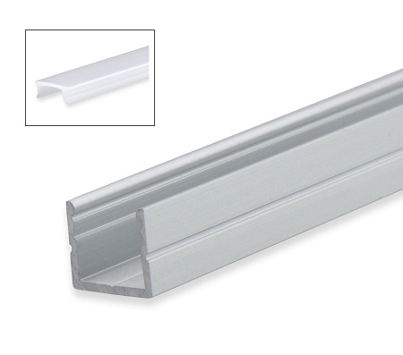 Miniprofil Alu mit Abd. Opal 10x9,2 Miniprofil Alu mit Abd. Opal 10x9,2