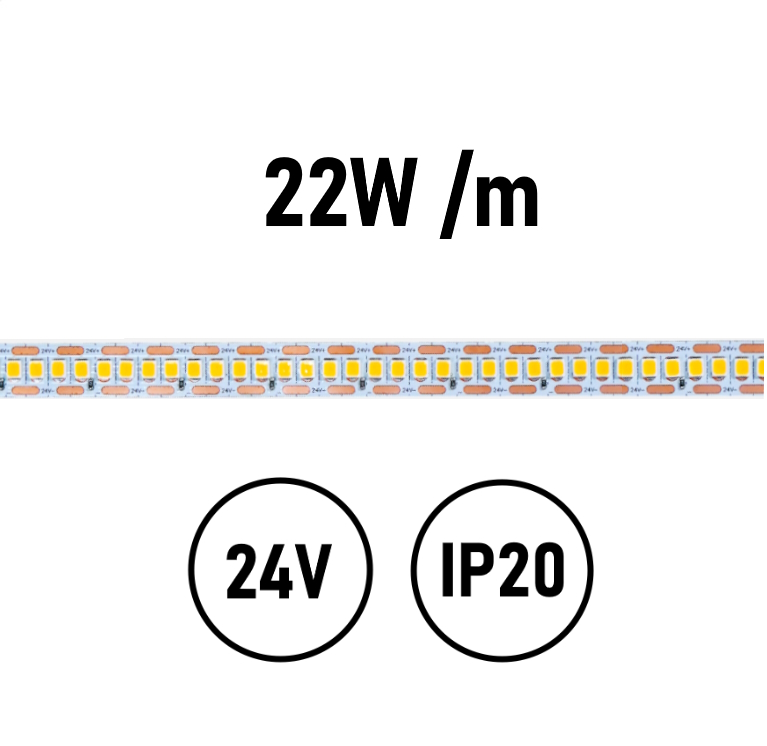 LED Streifen 22W IP20 24V